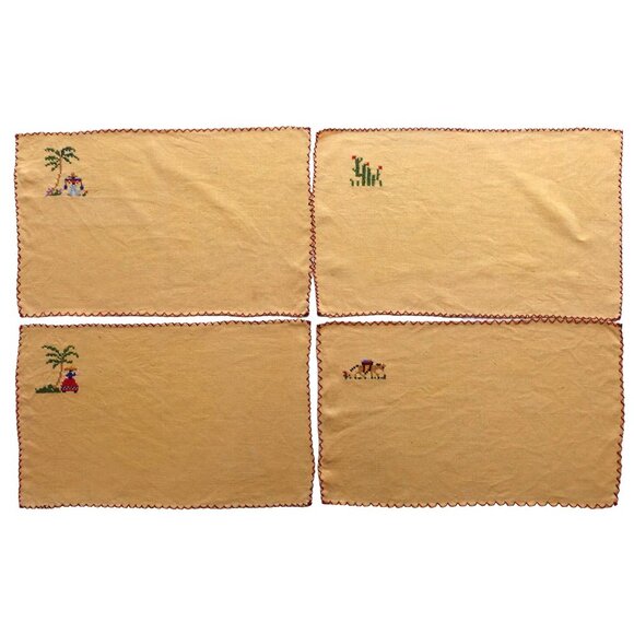 Hand Crafted Table Placemats Southwest Design - Picture 2 of 9